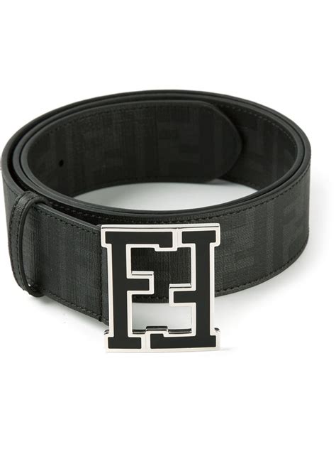 fendi belt men's black